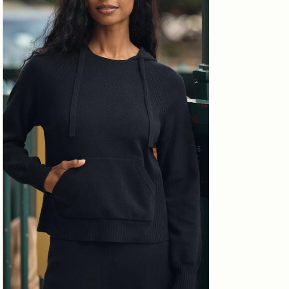 Brand New Daily Practice by Anthropologie Knit Racing Hoodie Sweater - Picture 3 of 6